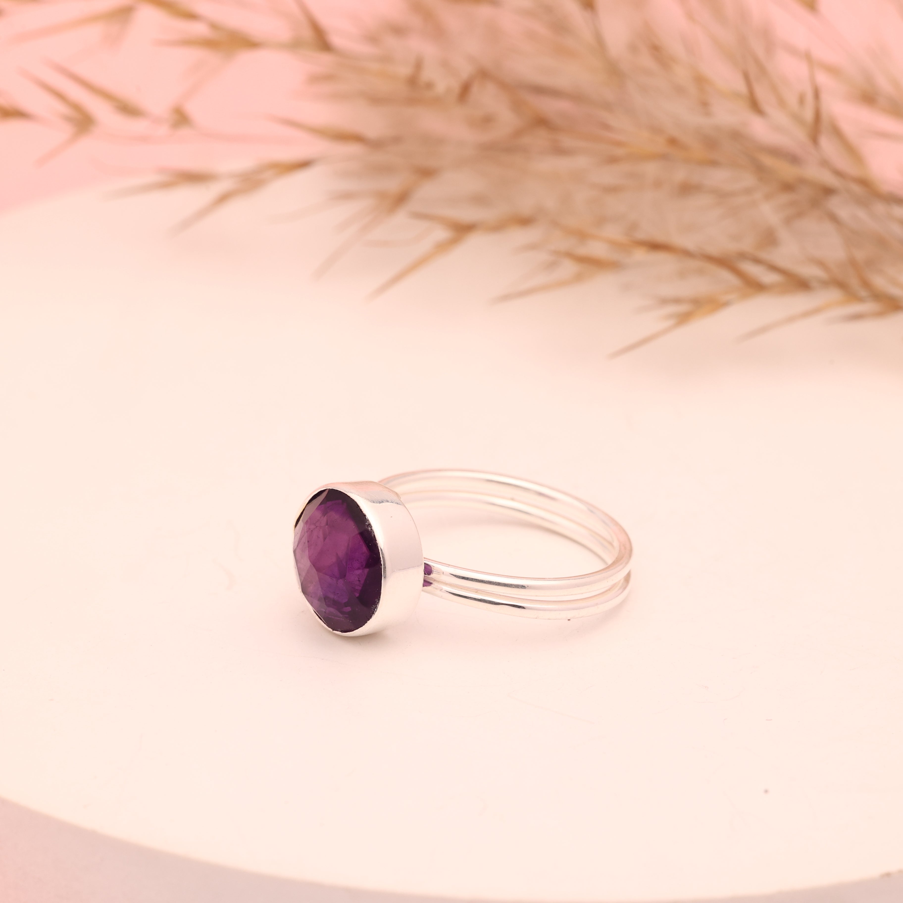 faceted amethyst jewelry