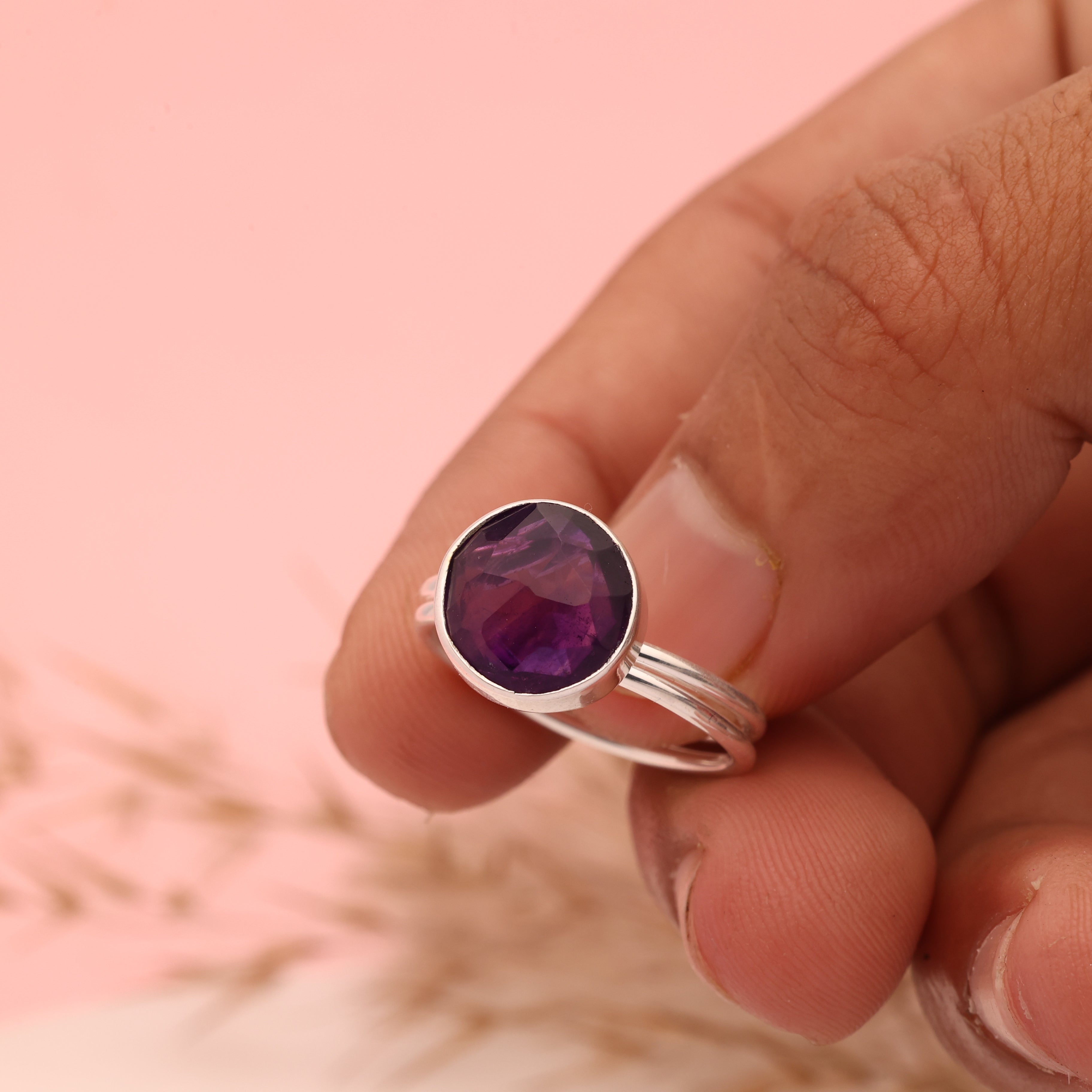 february birthstone ring