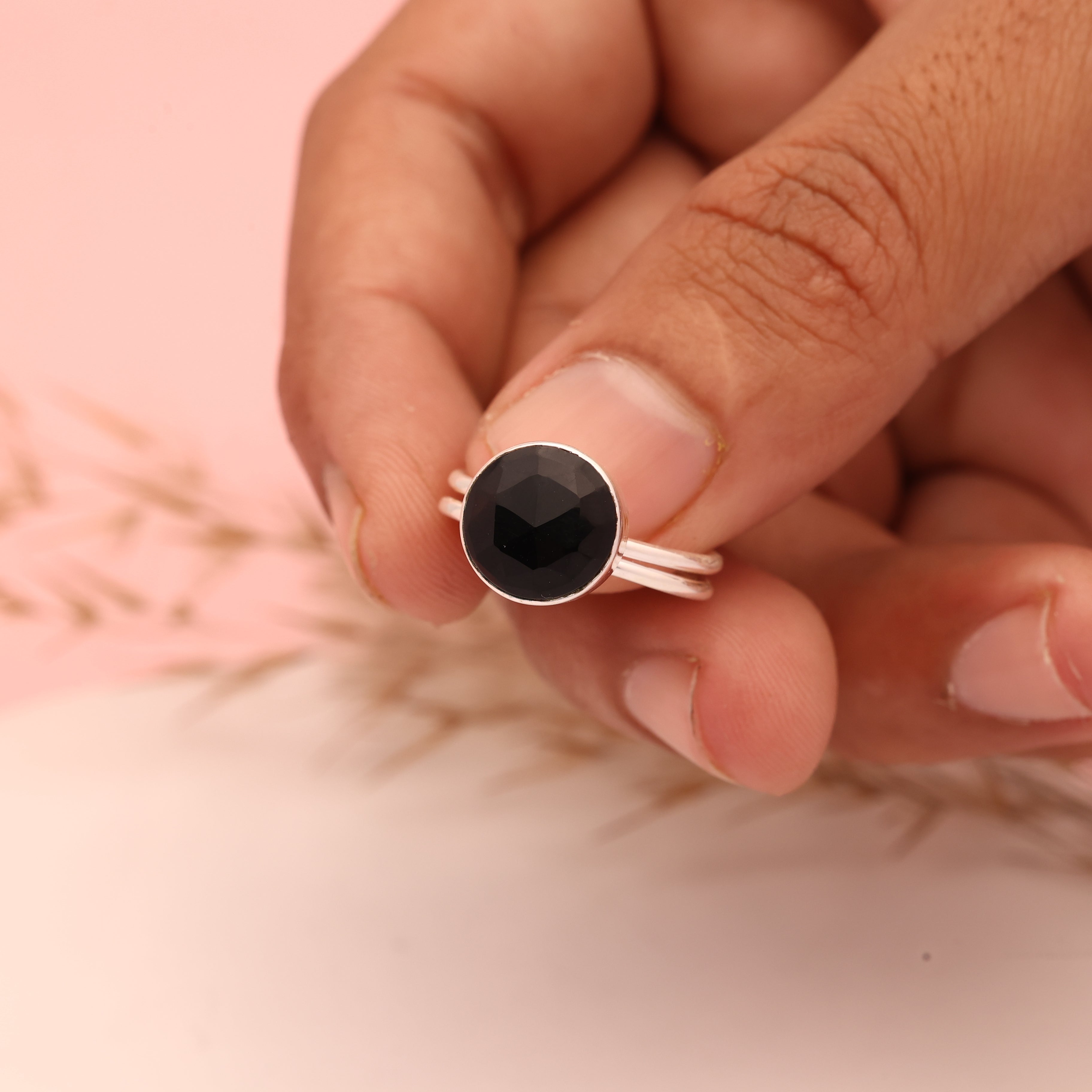 minimalist gemstone ring