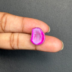 Pink Agate Druzy Geode Slices – Perfect for Ring Making