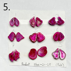 Geode Pairs by Selection 20- 25MM Pink My Store