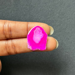 Pink Agate Druzy Geode Slices – Perfect for Ring Making