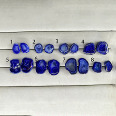 Geode Pairs ( Pendant ) by Selection 10 - 35 mm Blue My Store