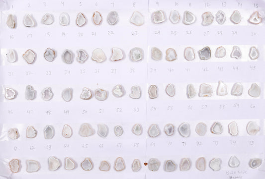 Geode Stones ( Pendant ) by Selection 15 - 20 mm White For Making Pendant Jewelry My Store