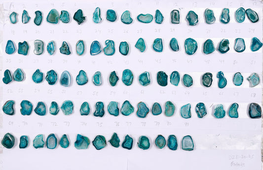 Geode Stones ( Pendant ) by Selection 20 - 25 mm Green For Making Jewelry My Store
