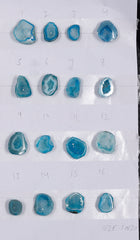 Geode stone by Selection 10 - 20 mm Light Aqua Color geodes ( Ring ) My Store
