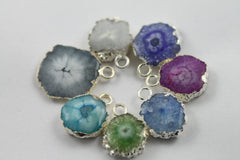 Connector Natural Solar Quartz Dainty & Minimalistic - Meena Design