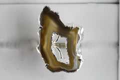 Elegance Geode Druzy Slice Ring, Wholesale Store & Gem Show Supply - Meena Design