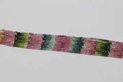 Lines Multi Tourmaline Beads Size 2 mm - Meena Design