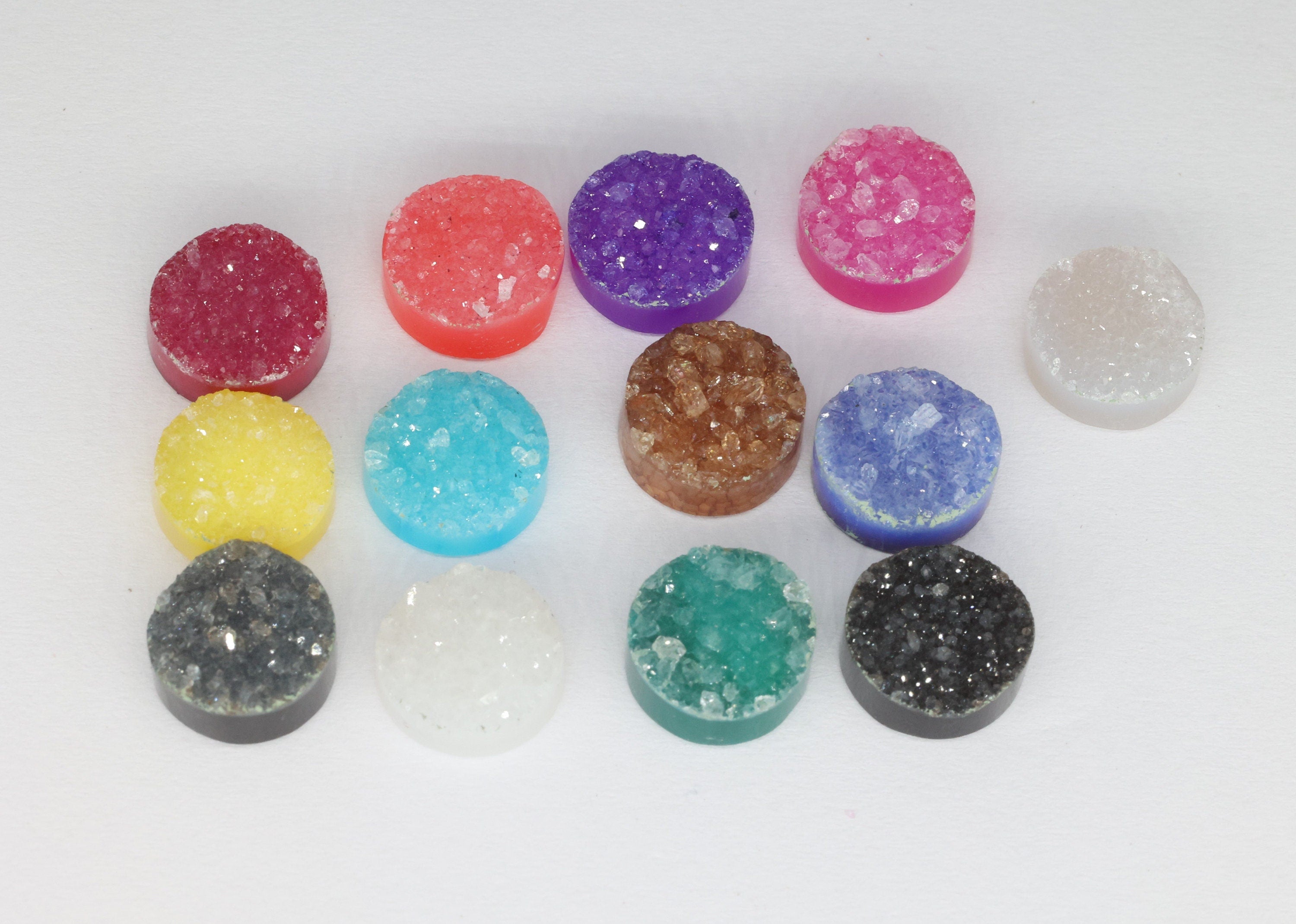 Natural Agate Druzy Stones - Meena Design
