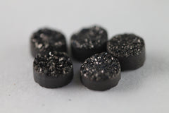 round agate druzy natural gemstone wholesale supplies druzy cabochon gemstone 8 mm - Meena Design