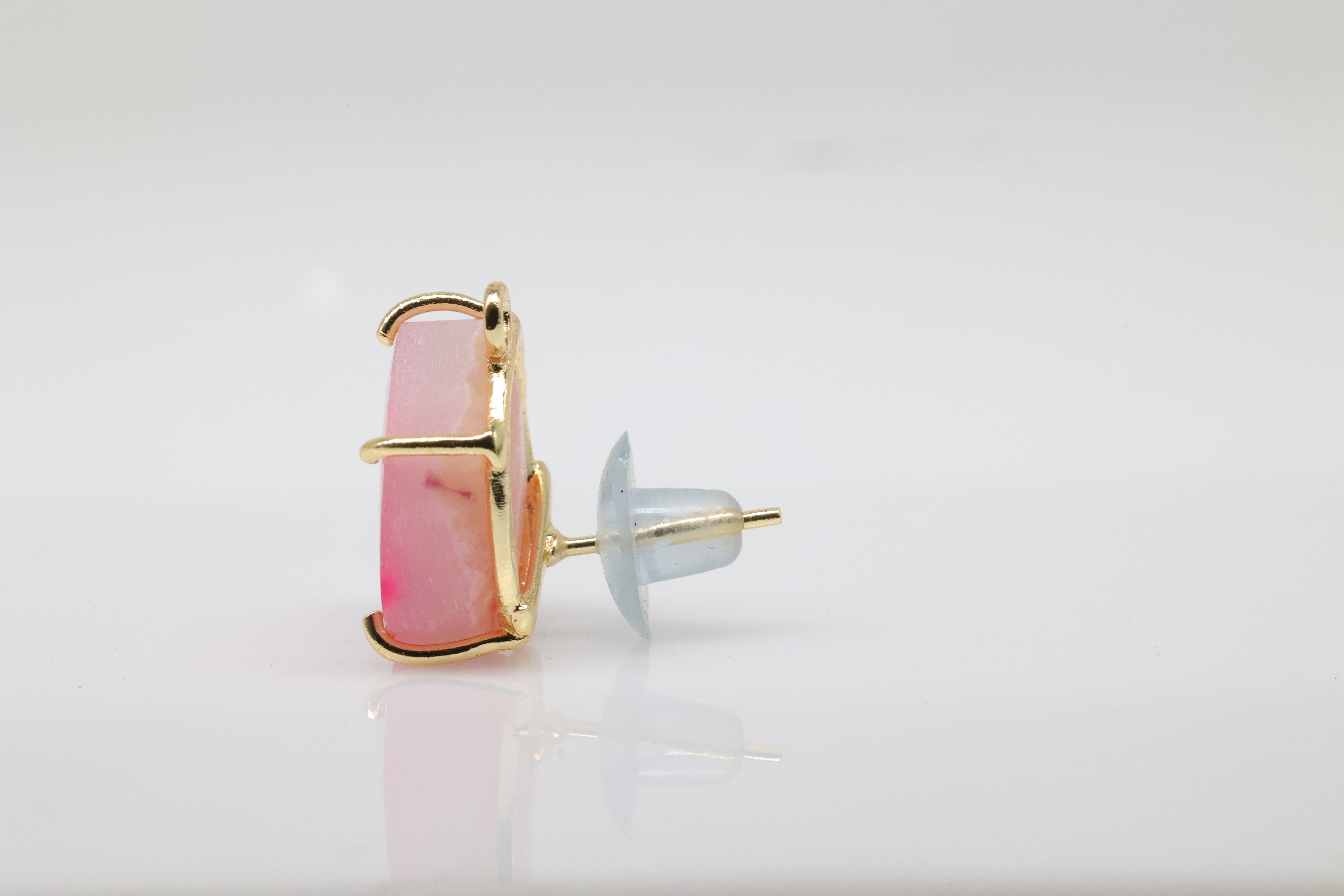 Geode Druzy Slice  Earpost  DIY Earrings Meena Design