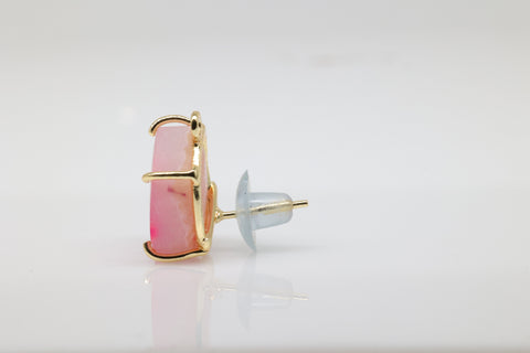 Geode Druzy Slice  Earpost  DIY Earrings Meena Design