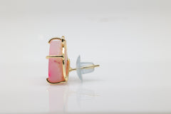 Geode Druzy Slice  Earpost  DIY Earrings Meena Design