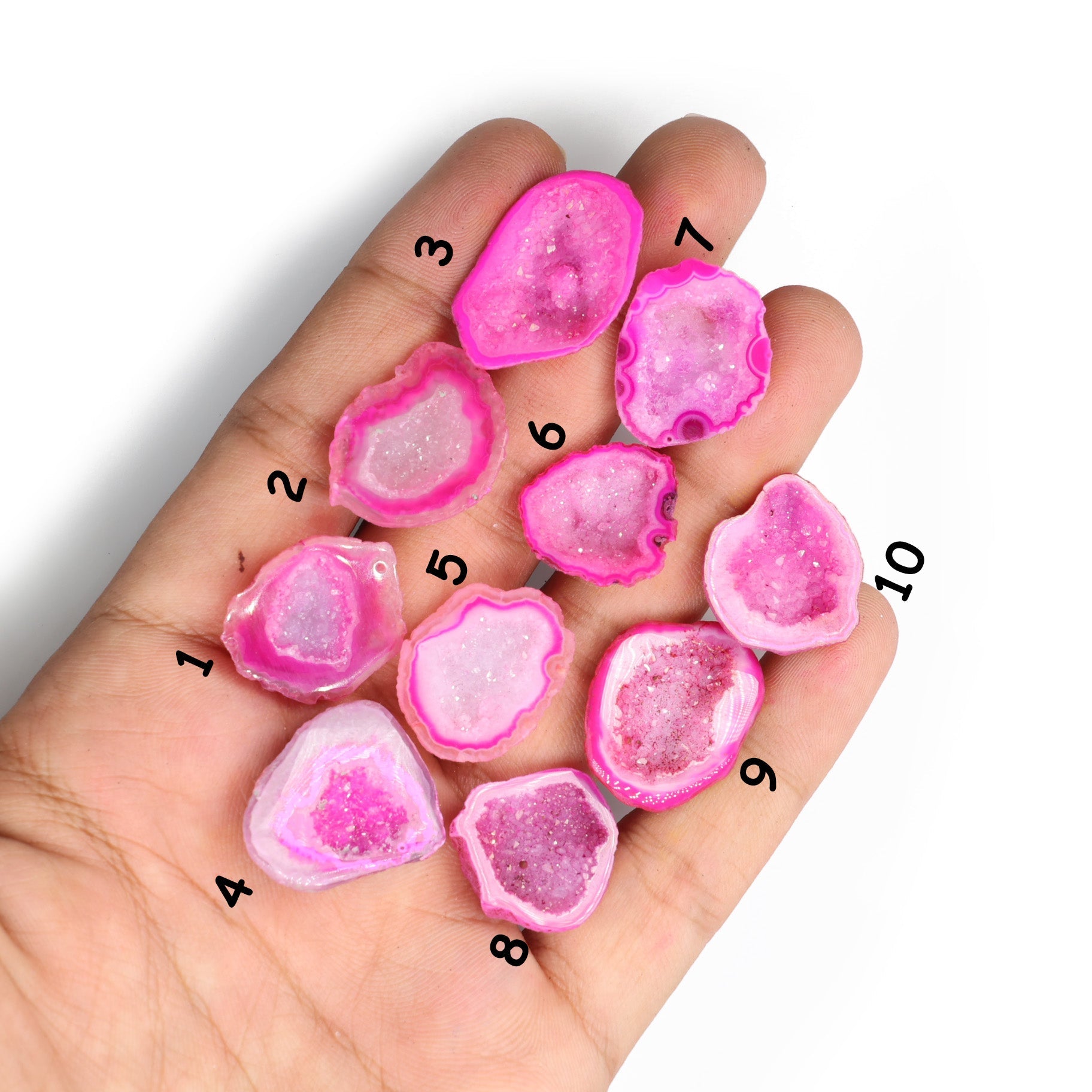 Geode druzy stone***You can Order Exact Piece as in Photos*** Meena Design