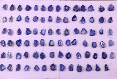 Geode Stones ( Pendant ) by Selection 20-25 mm Blue For Making Pendant Jewelry My Store