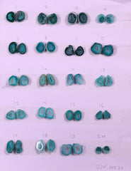 Geode Pairs ( Earring ) by Selection  10-20  mm Green Color My Store