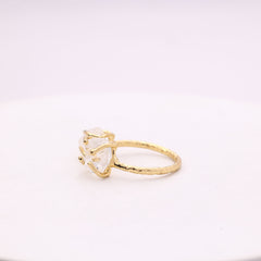 Agni Love Ring Raw Birthstone 8 - 10 mm Adjustable Band My Store