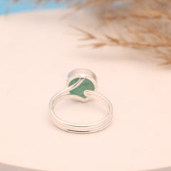 adjustable gemstone ring
