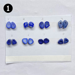 Geode Pairs by Selection 10-20mm Blue My Store