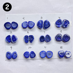 Geode Pairs by Selection 15-20mm Blue My Store