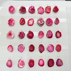 Light Pink Geode Stones for Rings (20–25 mm) – Natural Crystal Centers for Jewelry Making – Exact Piece Shown in Photo My Store