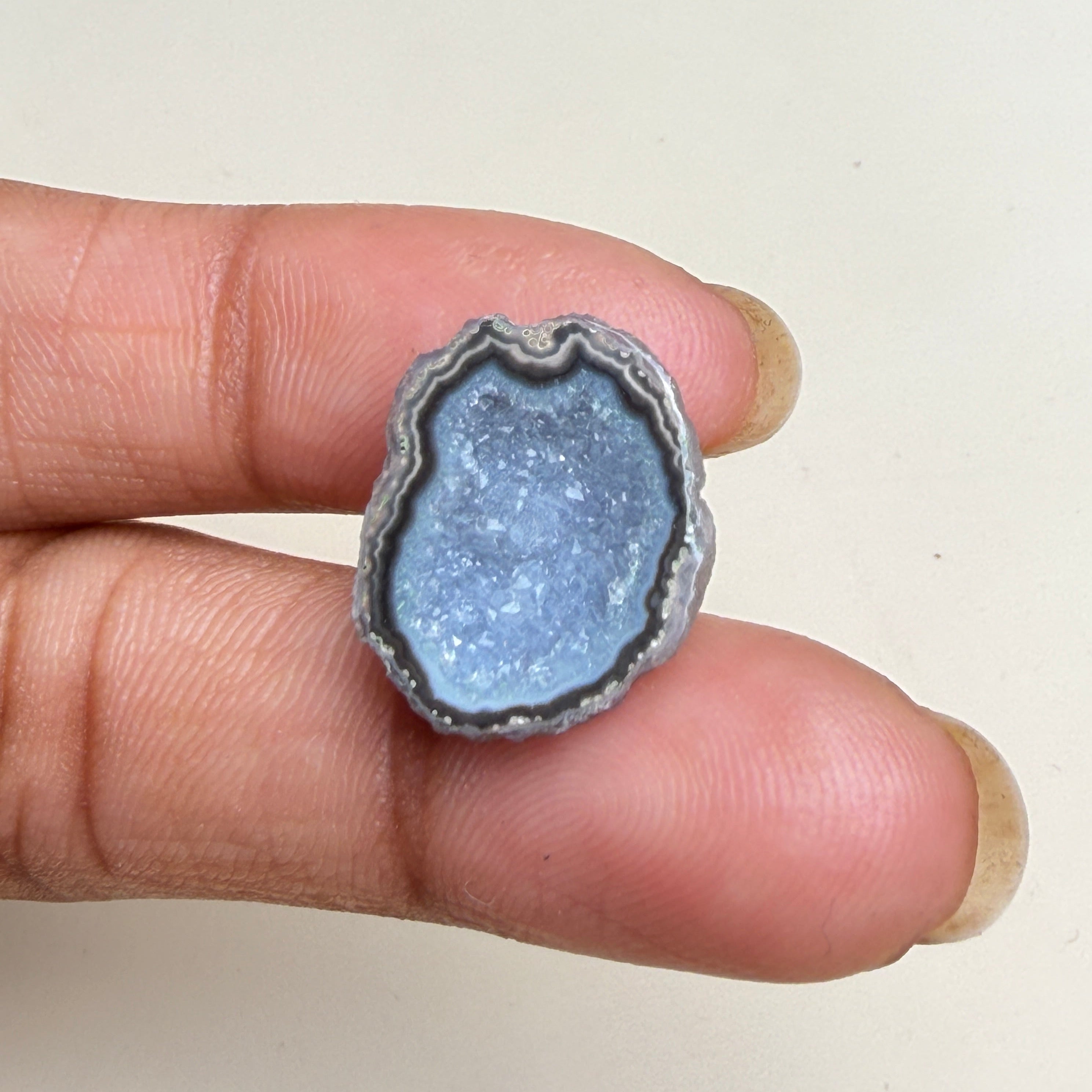 Black Druzy Agate Geode 20–25mm Wholesale | Jewelry Manufacturing Supply Meena Design
