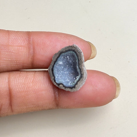 Black Geode Druzy Slice 20–25mm Factory Wholesale | Natural Agate Stone Meena Design