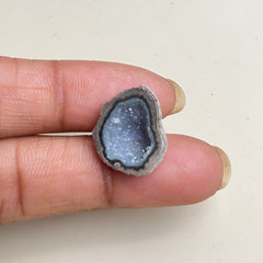 Black Geode Druzy Slice 20–25mm Factory Wholesale | Natural Agate Stone Meena Design