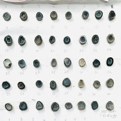 Black Agate Geode Druzy Stone (10–15 mm) – Premium Natural Gemstone for Rings My Store