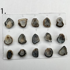 Geode Rings stone by Selection 20-30 MM Brown My Store