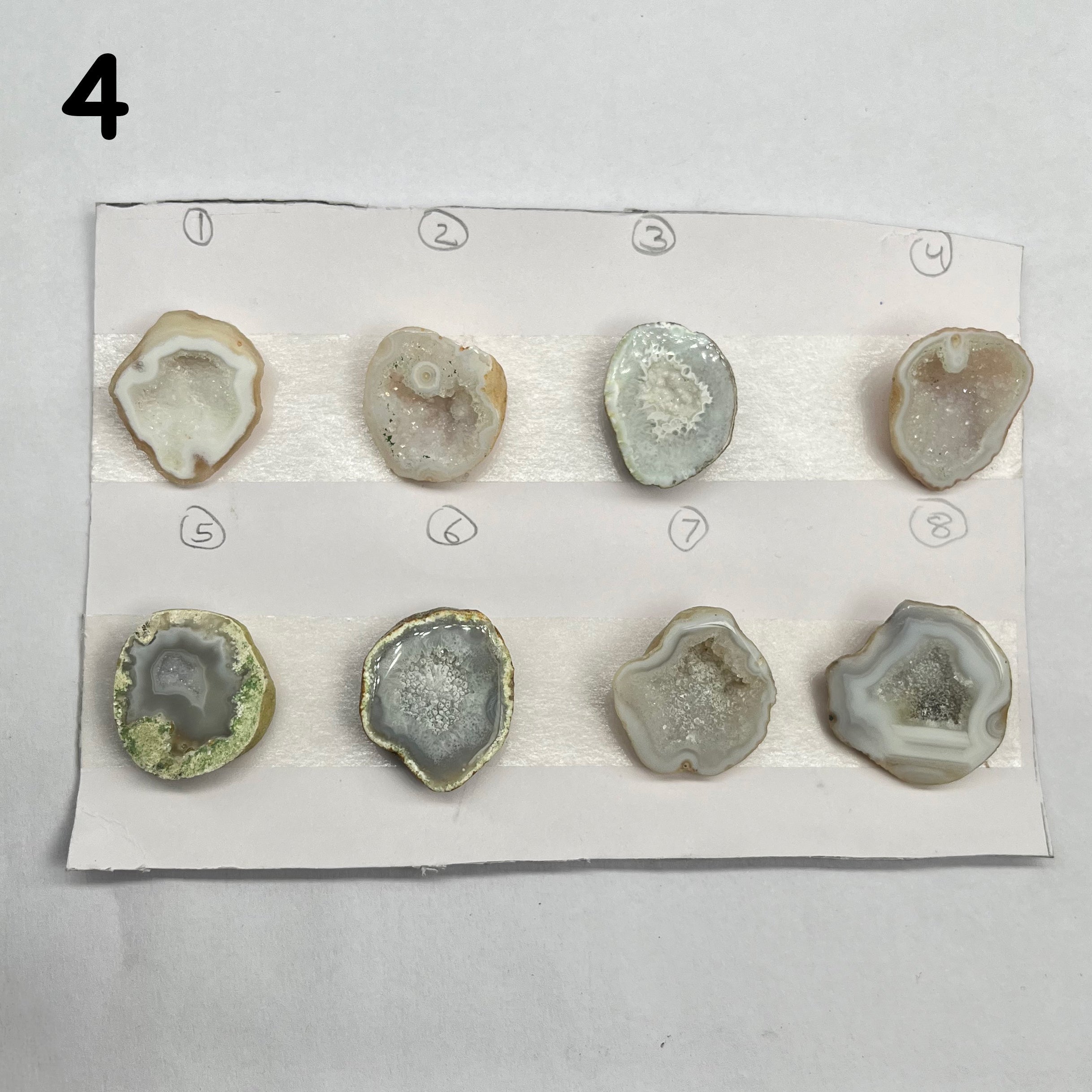 Geode Pendant stone by Selection 25 - 35 MM gray My Store