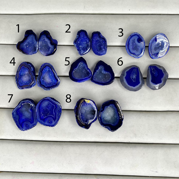 Geode Pairs ( Ring ) by Selection 20 - 30 mm Blue My Store