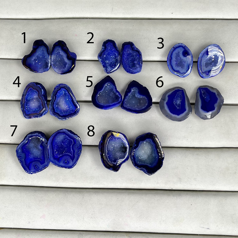 Geode Pairs ( Ring ) by Selection 20 - 30 mm Blue My Store