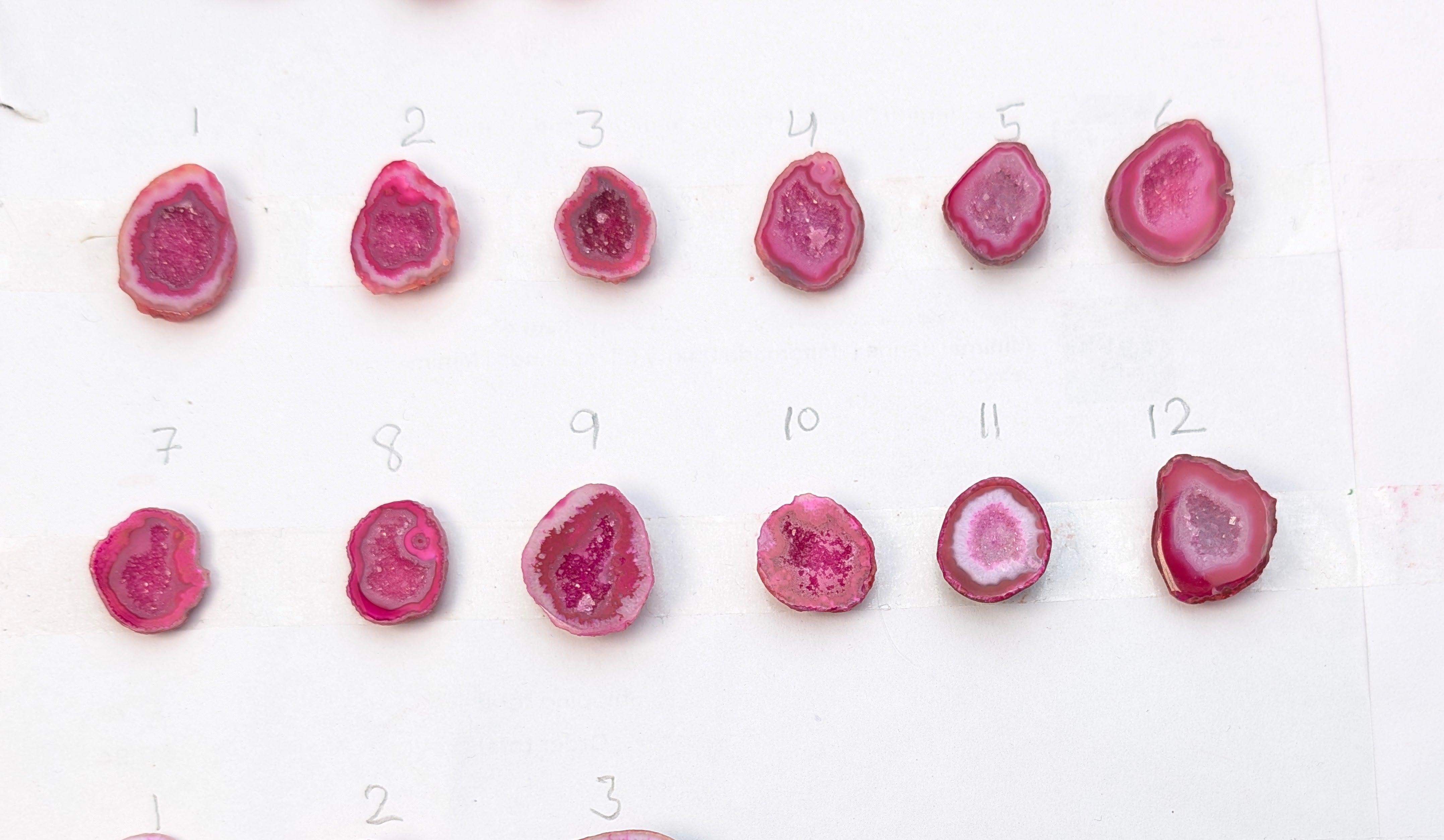 High-Grade Natural Pink Geode Stones 20–25mm – Beautiful Crystal Geodes DIY Jewelry For Ring | Get Exact Piece Shown in the Picture My Store