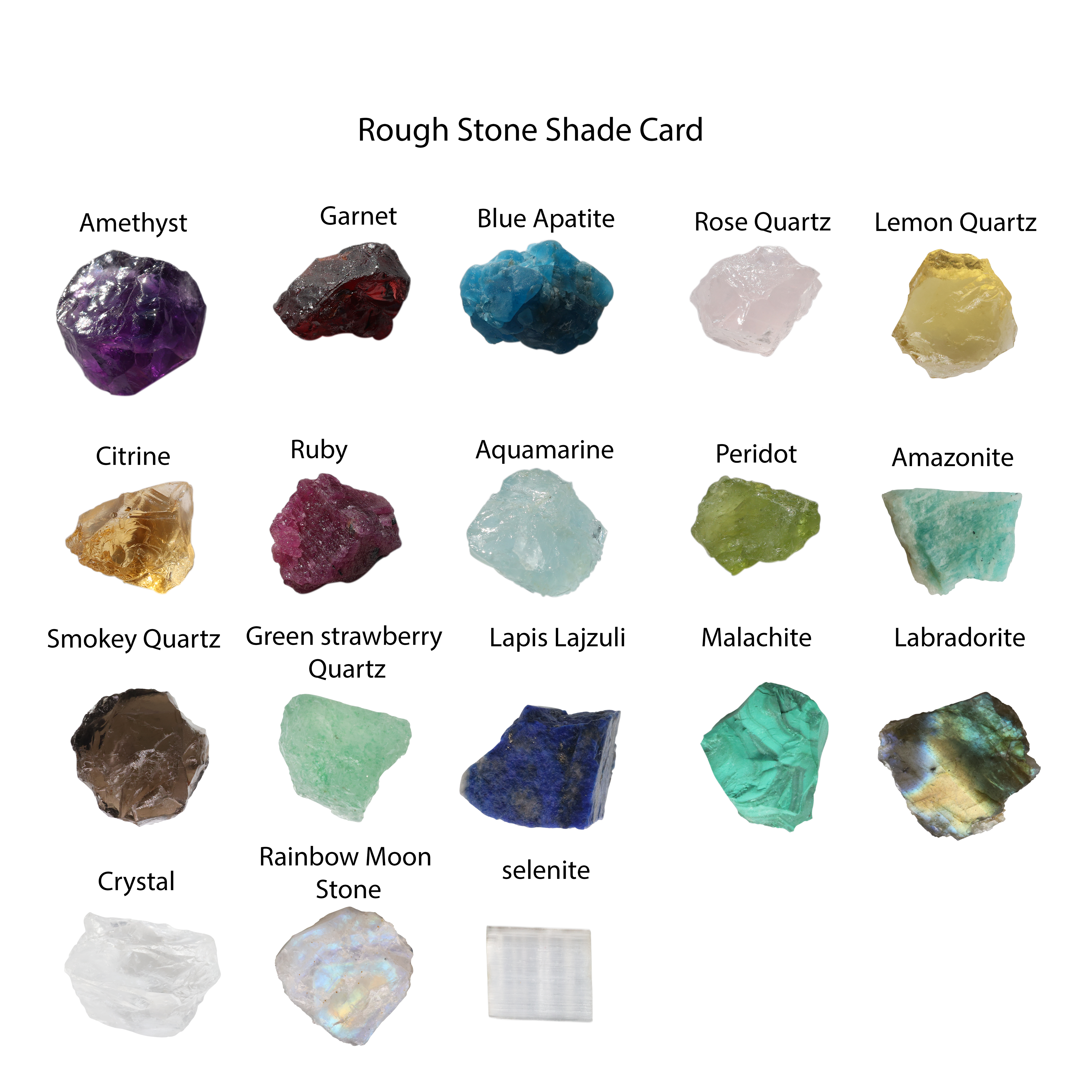 Ring Raw Crystal April Birthstone 25 - 35 mm Adjustable Band My Store