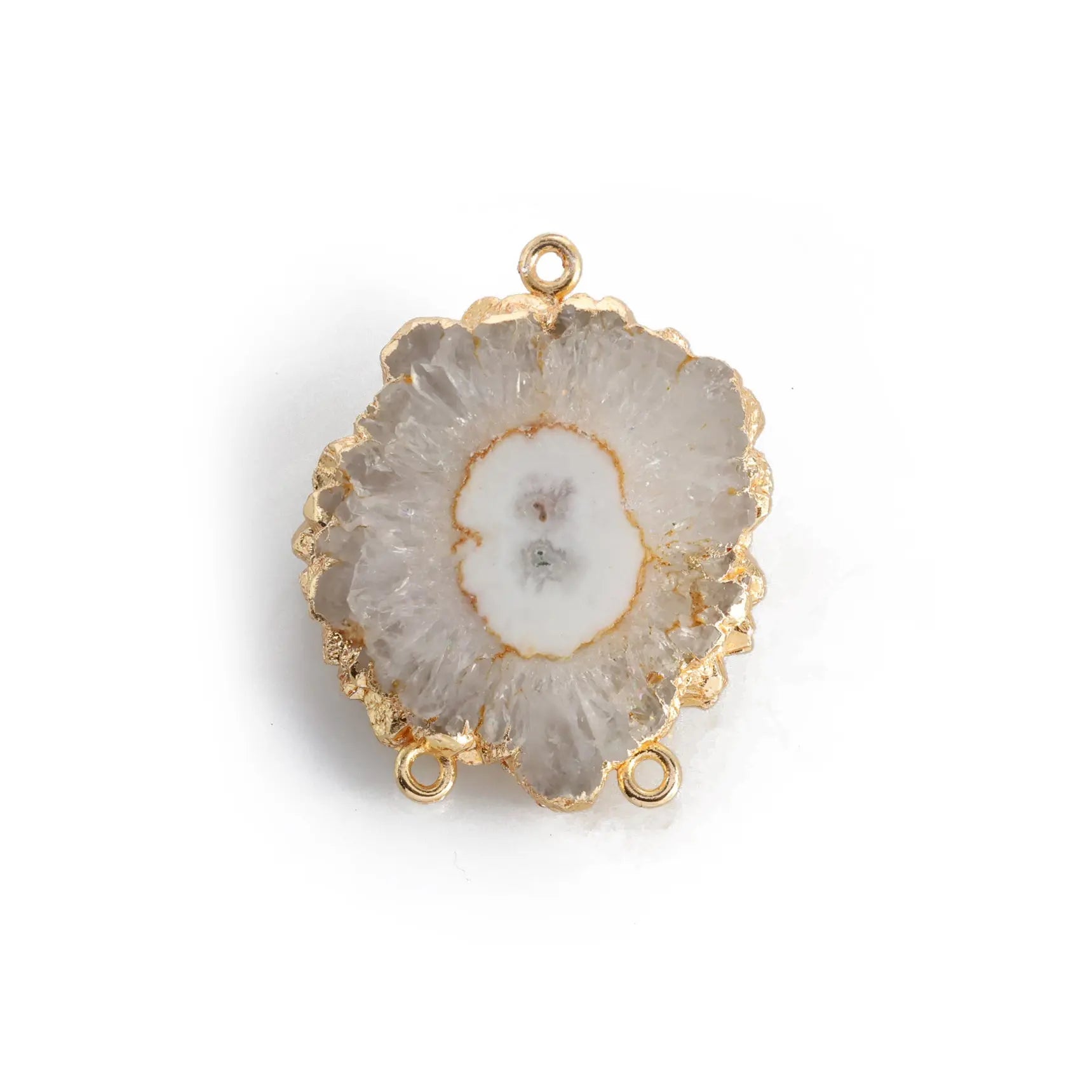 Solar Quartz Three Bail Connectors And Pendants My Store
