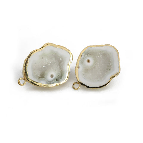 Geode Ear post Edged My Store
