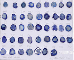 Geode Rings stone by Selection  20 - 25mm Blue For Rings Making My Store