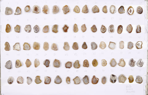 Geode Stones  ( Pendant ) by Selection 20 - 25 mm Beige For Making Pendant Jewelry My Store