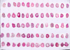 Geode Stones ( Pendant ) by Selection 20 - 25 mm Light Pink For Making Jewelry My Store