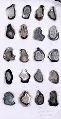 Geode Stones ( Pendant ) by Selection  30 - 35 mm Black & Brown Shades For Making Jewelry My Store