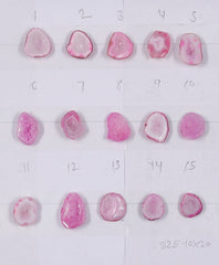 Geode stone by Selection  10 - 20 mm Light Pink Color geodes ( Pendants ) My Store