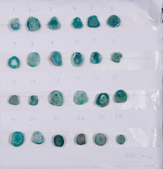 Geode stone by Selection  10 - 20 mm Light Green Color geodes ( Ring ) My Store