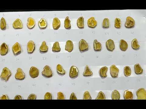 Geode Stones ( Pendant ) by Selection 20  - 25 mm Yellow For Making Pendant Jewelry