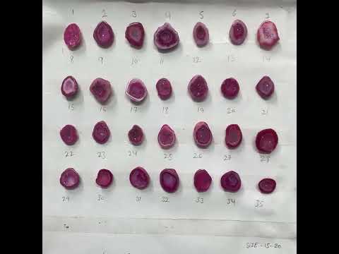 Small Pink Agate Geode Druzy Stone (15–20 mm) – Exact Piece Shown in Picture