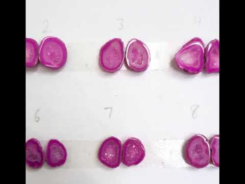Pink Geode Pair Earrings | Natural 10-15 mm Stones | Unique Handpicked Matching Geodes for Earring