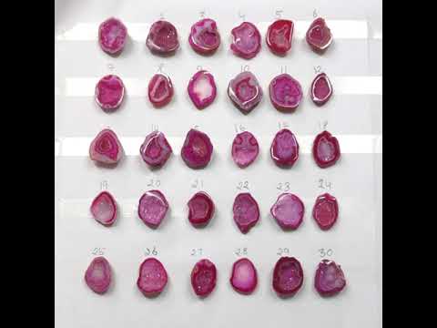 Light Pink Geode Stones for Rings (20–25 mm) – Natural Crystal Centers for Jewelry Making – Exact Piece Shown in Photo