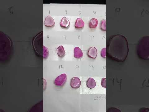 Geode stone by Selection  10 - 20 mm Light Pink Color geodes ( Pendants )