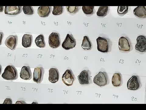 Geode Stones ( Pendant ) by Selection 20 - 25 mm Brown For Making Jewelry